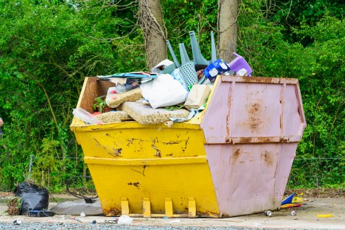 Eco-friendly disposal during garage clearance