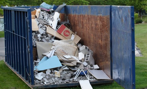 Office clearance team preparing to clear an office space in Eltham