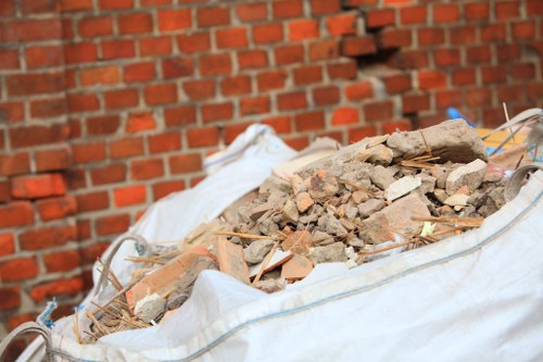 Recycling materials from builders waste